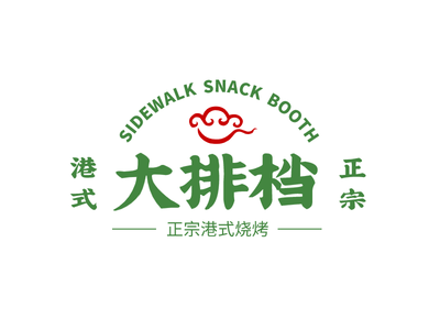 雲創意複古(gu)餐飲店(diàn)鋪标志(zhì)圖标logo設(shè)計(ji)