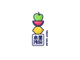 藍色卡通(tong)簡約生(sheng)鮮水果産(chan)品(pin)商(shang)标店(diàn)鋪logo設(shè)計(ji)