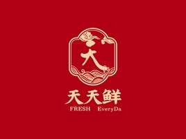 天天鮮品(pin)牌logo設(shè)計(ji)